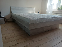 Premium - Wasserbett inkl. Bettrahmen und Kopfteil