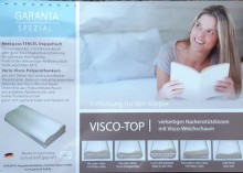 Visco TOP, Nackenstützkissen Fundgrube